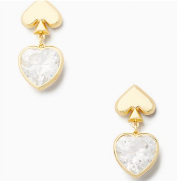 Kate Spade Heart Drop Earrings - Picture 2 of 7